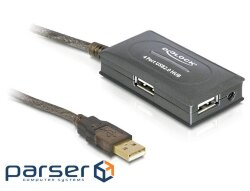 Extender Delock active USB2.0 A M/F (Active) 10.0m,4xPort HUB built-in (70.08.2748-1)