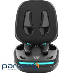 Гарнітура TWS ігрова Defender CyberDots 285 Bluetooth чорна (63285)