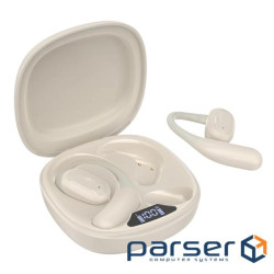 Навушники Choetech Open-ear з LED дисплеєм Beige (BH-T25-SK)