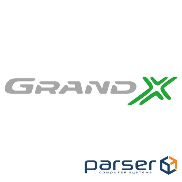 Зарядний пристрій Grand-X USB QC3.0 22.5W + cable USB to USB-C black (CH-550WL)