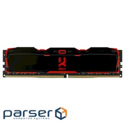 Memory module GOODRAM IRDM X Black DDR4 3200MHz 8GB (IR-X3200D464L16SA/8G)