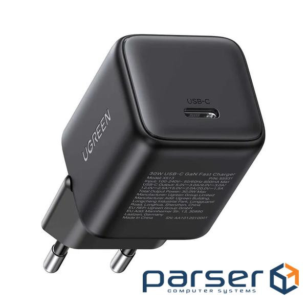 Зарядний пристрій Ugreen USB-C PD30W GaN (55531)