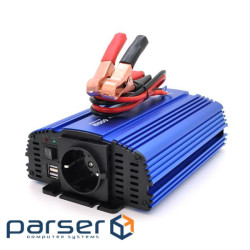 Інвертор напруги Tommatech MS-600, 12V / 220V, 600W з апроксимованою синусоїдою, 1Shuko, USB, клемні 