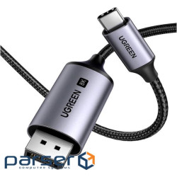 Кабель мультимедійний USB-C to DisplayPort M 1.0m 8K CM556 black Ugreen (25157)