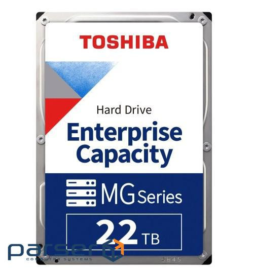 Запамятовувальний пристрій на жорстких дисках (HDD) SAS 22TB 7200RPM 12GB/S 512MB MG10SFA22TE TOSHI