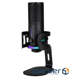 Мікрофон Streamplify MIC PRO-192-RGB-ST, чорний (SPMC-MP3C327.11)
