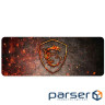 Коврик 300*600 тканинний MSI Fire Dragon з боковою прошивкою, товщина 2 мм , Black / red, (MSI2315)