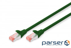 Patch cord 2m , CAT 6 S-FTP, AWG 27/7, LSZH, green Digitus (DK-1644-020/G)