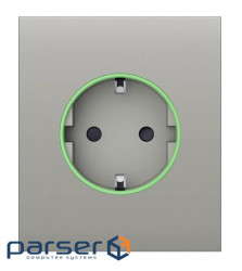 Central panel for built-in socket Ajax CenterCover for Outlet smart, Jeweler, without (000038787)