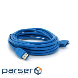 Підовжувач USB 3.0 AM/AF, 5.0m, Blue, пакет (YT-3.0AMAF-5.0BL)