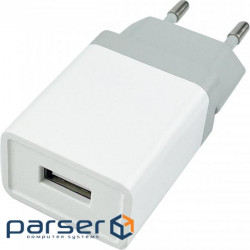 Зарядний пристрій MIBRAND MI-01 Travel Charger USB-A White (MIWC/1UW)