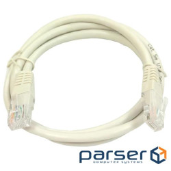 UTP, 15 м, кат. 5e, сірий Kingda Патч-корд 