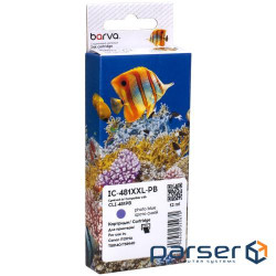 Картридж Barva Canon CLI-481PB XXL (1994C001AA) 9140 ст, light blue (IC-481XXL-PB)