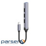 Концентратор СolorWay USB-C 4-в-1 USB2.0х 3/USB3.0 (CW-HUB04)