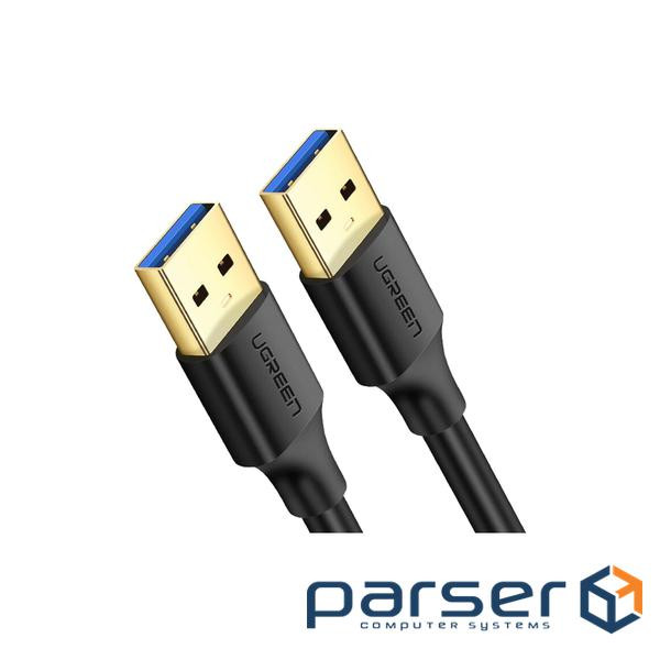 Дата кабель USB 3.0 AM/AM 2.0m US128 black Ugreen (10371) (90403224)