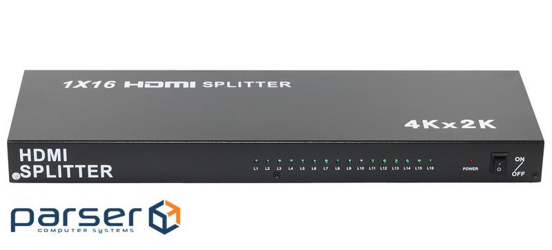 Спліттер VOLTRONIC HDMI 1x16, 1080P, Full 3D, HDSP2/2 - 4K (YT-S-HDMI1=>16)