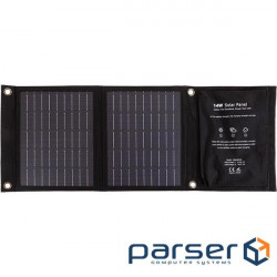 Portable solar panel PowerPlant 14W with controller 2xUSB-A (PB930555)