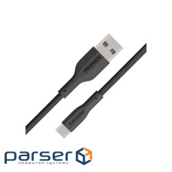 Кабель Promate xCord-AC USB-USB Type-C (M/M), 1 м , Black (xcord-ac.black)