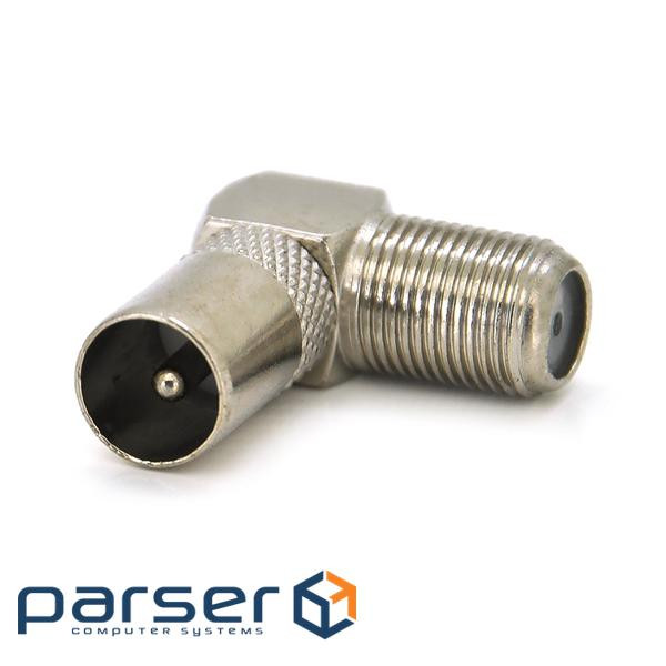 Connector VOLTRONIC F-F - IEC-M angled (TV plug ) Q100