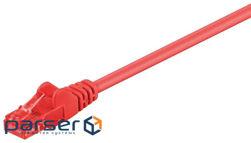Uncd patch RJ45 UTP6 2.0m,patch AWG24 D=5.8mm Gold Protect,червоний (75.06.8401-10)