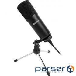 Мікрофон для стрімінгу/подкастів SANDBERG Streamer USB Desk Microphone (126-09)