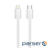 Дата кабель USB-C to Lightning 1.0m 27W grey ColorWay (CW-CBPDCL061-GR)