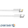 Дата кабель USB-C to Lightning 1.0m 27W grey ColorWay (CW-CBPDCL061-GR)