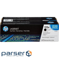Картридж HP CLJ 125A black DUAL PACK, CP1215/CP1515 series (CB540AD)