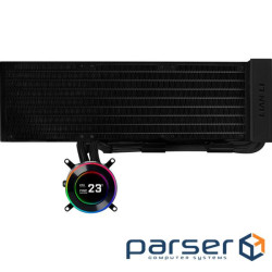 Водяне охолодження для ПК LIAN LI HydroShift II LCD-C 360 FANLESS, Black (G89.GHS2LCD36B.00)