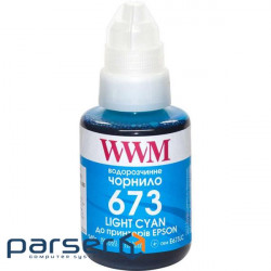 Чорнило WWM Epson L800 140г Light Cyan (E673LC)