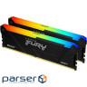 Модуль пам'яті DDR4 2x8GB/3200 Kingston Fury Beast RGB (KF432C16BB2AK2/16)
