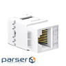 Модуль Keystone RJ45 UTP cat.6 NW186 Unshielded Module 180 White Ugreen (30844)