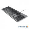 Клавіатура Vinga KB735 black-grey