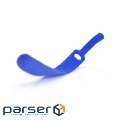 Стяжки на липучці 10*130мм, сині, ціна за штуку (07177) (07177)