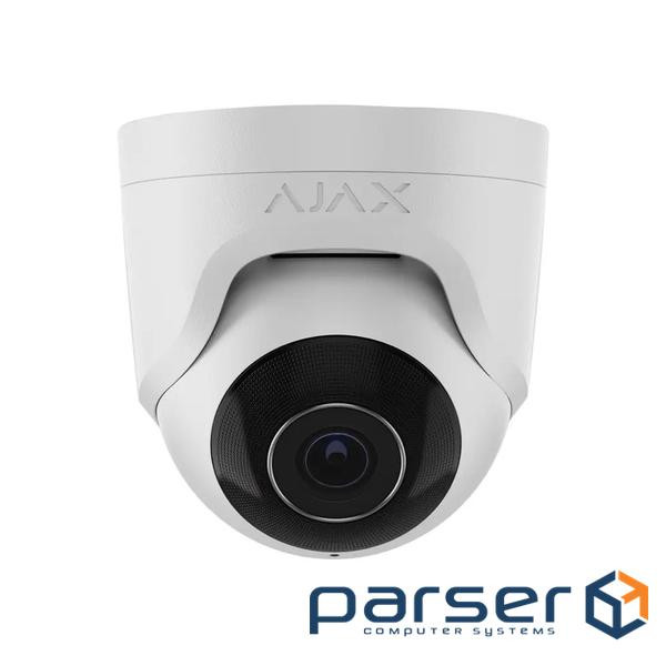 IP-Камера дротова Ajax TurretCam, 5мп, 4мм, Poe, True WDR, IP 65, ІЧ 35м, аудіо, кут огл (000039308) (000039308)