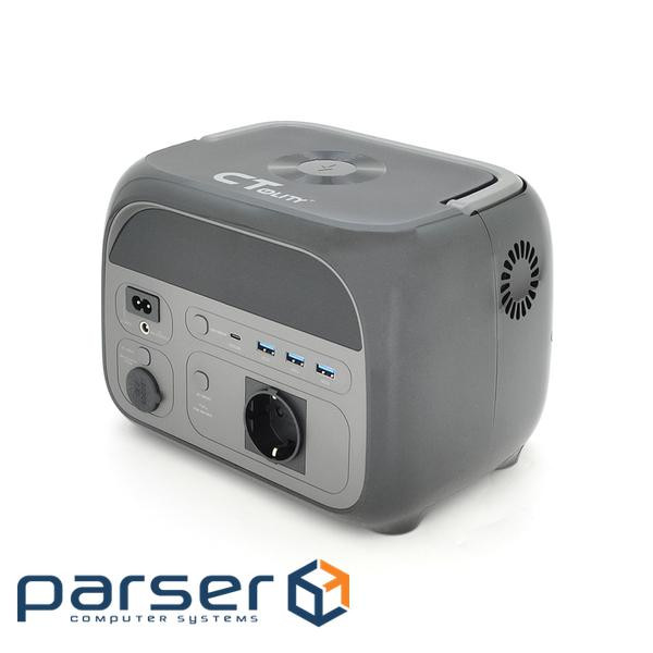 Power station CTOLITY AP400 APP Control, 400W, 345Wh LiFePO4, MPPT 150W max, DC12V-5A, 2хAC 220, 3xU