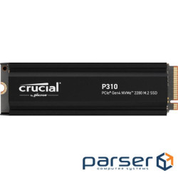 SSD диск CRUCIAL P310 w/heatsink 2TB M.2 NVMe (CT2000P310SSD5)