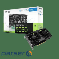 Відеокарта PNY GeForce RTX5060 DUAL FAN OC 8G (VCG50608DFXPB1-OC)
