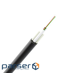 ВО кабель, діелектричний, для підвісу, монотуб, 2Е9/125, G.652D,PE, 1 кН, Од (ОКТ-Д(1,0)П-2Е1) 1)