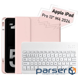 Чохол до планшета BeCover with keyboard Apple iPad Pro 13" M4 2024 Pink (713006)