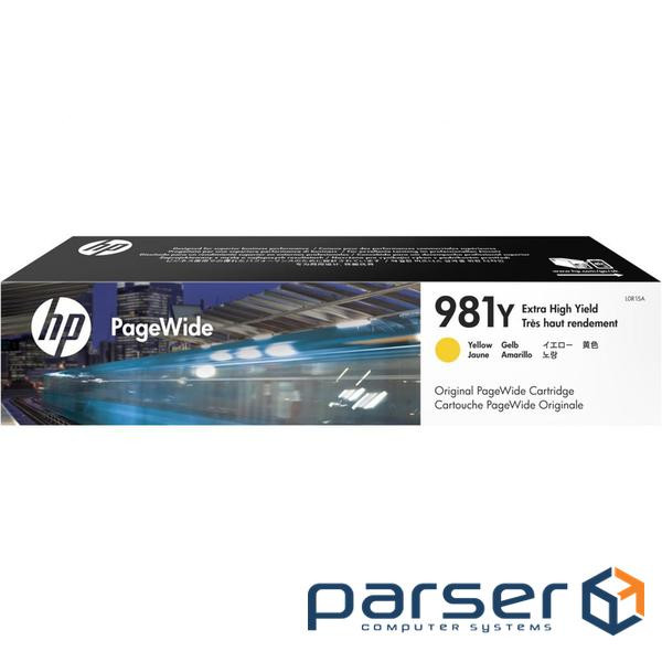 Картридж HP 981Y PageWide Enterprise 556/ 586 (16000 стр) Yellow (L0R15A)