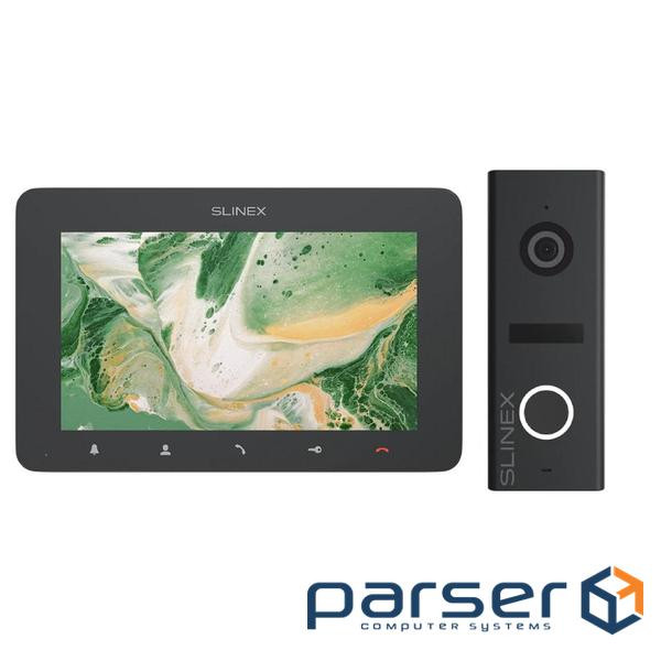 Комплект відеодомофона Slinex SM-07 Graphite + ML-17HR Graphite