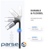 Дата кабель USB-C to USB-C 0.5m 3A 60W US261 black/gray Ugreen (50149)