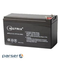 Акумуляторна батарея MATRIX NP9-12 (12В, 9Ач)