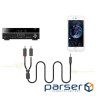 Кабель UGREEN AV102 AUX 3.5мм TRS-RCAx2 M/M 3.0м Чорний (10512)