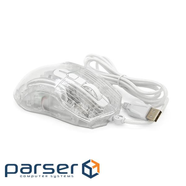 Миша провідна JEDEL GM1400, 6 кнопок, 1000 / 2400 / 3200 / 4800 / 6400 / 7200DPI, кабель 1,5 м. RGB