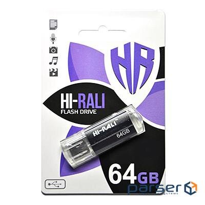 Флешка Hi-Rali 64 GB Corsair series Black (HI-64GBCORBK)
