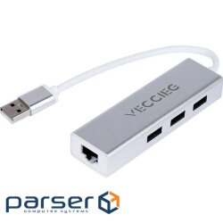 Контролер USB 2.0 to Ethernet VEGGIEG U2-3U-S