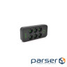 Мережевий фільтр F06U, 6 розеток EU + 4 USB+1PD, кнопка включення з індикатором, 2 м, 3 (F06U-Black) , 3 (F06U-Black)