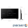Телевізор 43", QLED, UHD, VIDAA KIVI 43U9000HB